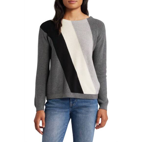 NEW HATLEY women's devon sweater in grey